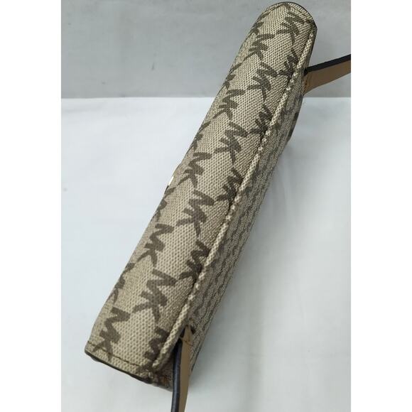 Michael Kors Brown Canvas MK Printed Fanny Belt Bag - Picture 6 of 15
